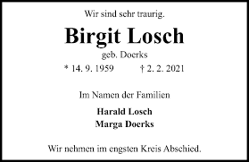 Markus lösch (born 1971), german retired footballer. Traueranzeigen Von Birgit Losch Trauer Anzeigen De
