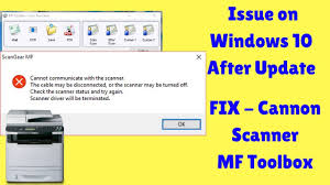 This is a program that is used to communicate from a windows pc to the device. How To Fix Cannon Scanner Mf Toolbox Doesn T Work On Windows 10 After Update Youtube