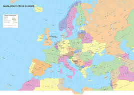 Composta por cerca de 50 países, a rússia é o seu maior país (apesar de partilhar o seu território com a ásia) e a área. Mapas De Europa 2019 Mas De 200 Imagenes Para Imprimir