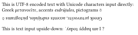 Check spelling or type a new query. How Can I Include Upside Down Unicode Text Tex Latex Stack Exchange
