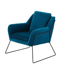 Sessel Mit Nachtblauem Samtbezug Jasper Blauwe Fluwelen Stoelen Fauteuil Fauteuil Blauw