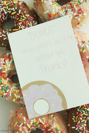 Degrassi high is a canadian television series and the third series in the degrassi franchise, which was created by linda schuyler and kit hood in 1979. Donut Printable For Teacher Appreciation Week Skip To My Lou