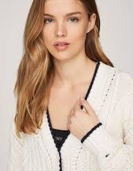 Bubble Cable Flag Cardigan