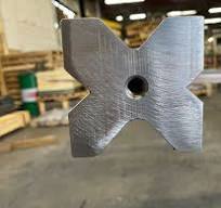 PRESS BRAKE DIE, 4 WAY DIE, 85 DEGREE, 5 1/4" SQUARE, F141, 12 FOOT