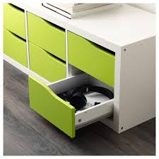 Kallax Insert With 2 Drawers Light Green Ikea Ikea Aufbewahrungslosungen Furs Kinderzimmer Bemalte Schubladen