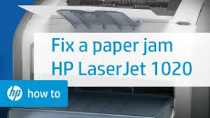 A Paper Jam Message Displays For Hp Laserjet 1018 1018s 1020 And 1020 Plus Printers Hp Customer Support