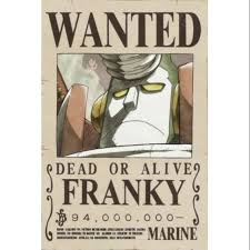 If you post this anywhere, please, give me credit. Bounty Poster Franky One Piece Laminasi Laminating Shopee Indonesia