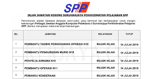Profil kompetensi akp/pt (po) gred n19, kpm. Jawatan Kosong Terkini Suruhanjaya Perkhidmatan Pelajaran Spp Pentadbiran Pengurusan Kerja Kosong Kerajaan Swasta