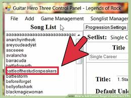 How To Add Custom Songs To Guitar Hero 3 Pc 10 Steps