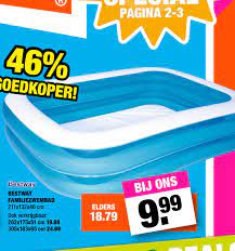 bestway familiezwembad aanbieding bij big bazar
