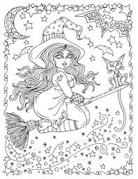 Magical Witches Instant Download Pdf Files Witchy Fun For All Etsy Witch Coloring Pages Fairy Coloring Pages Halloween Coloring Pages