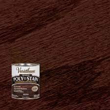 Use on interior projects like furniture, cabinets, doors and trim, floors and more; Varathane 1 Qt Kona Gloss Oil Based Interior Stain And Polyurethane 349569 The Home Depot