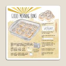 Here is a very basic and very forgiving recipe that takes all of 10 now tell me: Recipe Magnets Redbubble