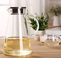 Glass Pitcher with Lid 60 oz