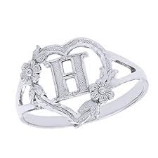 Google analytics is listed as alphabet inc. Buy Calirosejewelry 10k Gold Initial Alphabet Personalized Heart Ring Letter H Online In Japan B07fjp2dhs