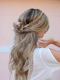 For a twist on the traditional do though, try french braiding. Easy Braided Headband Tutorial Using A Synthetic Hair Headband