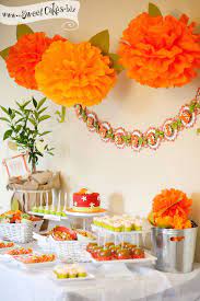 K kumeed little pumpkin party decorations, little pumpkin banner fall leaves pumpkin cake topper latex balloons for fall theme baby shower party supplies. Fall Parties 21 Fun And Festive Decorating Ideas