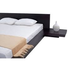 The clean shape and design of our low fuji attic bed brings oriental style into your bedroom. King Modern Japanese Style Platform Bed With Headboard And 2 Nightstands In Espresso Luxury Home Comforts