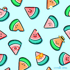 Check out melok909's art on deviantart. House Of Joy Watermelon Wallpaper Kawaii Cute Watermelon