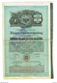 Subscribe to our newsletter & get 333 zoopoints! Bank Versicherung Pramien Schuldverschreibung K K Priv Allgem Osterreichische Boden Credit Anstalt 100 Gulden 1889