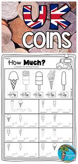 Money Sterling Uk Coins Teaching Money Money Math Money Worksheets