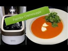 Krups Prep Cook Paprikacremesuppe Mit Rucola Veggie Vegan Low Carb Youtube Low Carb Vegan Cooking Vegan