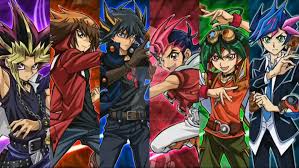Yugioh Main Character Male Lead Left To Right Yugi Yuki Yuusei Yuma Yuya And Yusaku All Seasons Left To Right Yugioh Yugioh D Yugioh Anime Yugioh Yami