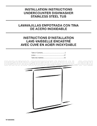 Maybe you would like to learn more about one of these? Kitchenaid Kdte234gps Dishwashing Machine Installation Instructions
