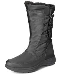 Details About Sporto Womens Dana Closed Toe Mid Calf Cold Weather Boots Dark Pewter Size 8 5