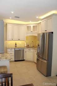 Traditional Antique White Kitchen With Corner Sink Large Pantry Cabinets Com Corner Kitchen Layout Antique White Kitchen Corner Sink