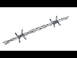 How To Draw Barbed Wire Real Easy Barbed Wire Drawing Barbed Wire Tattoos Wire Drawing