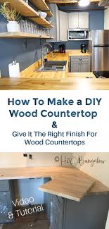 With the price of lumber so high i went through my scrap pile of wood so i could build our new cat his. How To Make A Diy Wood Countertop H2obungalow
