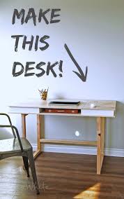 Tribesigns computer desk, modern simple 47 inch home office desk study table writing desk with 2 storage drawers, makeup vanity console table, white and gold 4.4 out of 5 stars 1,329 $169.99 $ 169. Pin On Diy