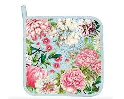 Michel Design Works Garden Melody Large Kitchen Potholder Micheldesignworks Classic Alloccasions Pot Holders Spring Theme Party Beautiful Kitchens