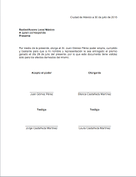 Basta con que escribas sobre el texto de ejemplo y lo reemplaces por el tuyo. Carta Poder Formatos Y Ejemplos Word Para Llenar E Imprimir