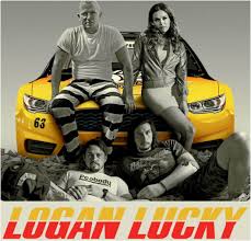 When jimmy logan (channing tatum) gets fired, he convinces his brother clyde (adam driver) and sister mellie (riley keough) to help him rob the charlotte motor speedway during a nascar race. Logan Lucky Movie Review American Heist Comedy With Action Newsfolo