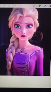 Glowup Elsa 🥵 #glowup #frozen #elsa #artistatiktok #transformation #modern  #artwork #disney #fypシ #foryou