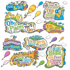 Dr Seuss Oh The Places You Ll Go Bulletin Board Set By Eureka The Places Youll Go Oh The Places You Ll Go Graduation Theme