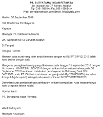 Contoh Surat Kuasa Nomor Rekening
