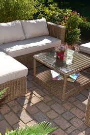 Ecklounge Marseille Mit Sessel Hocker Und Tisch Mit Ablagefach In Natur Beige Brauner Mischfa Sessel Mit Hocker Outdoor Dekorationen Sessel