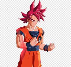 Poing du dragon poing déferlant enflammé affligeant 10 point attaque 2 : Goku Vegeta Super Saiyan Red Goku Super Color Gold Png Pngegg