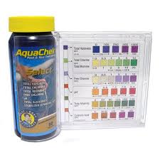 aquachek select 7 in 1 pool spa test kit w plastic guide 50ct strips 541604a g344t3486g 34bg82g304704 by jofeili