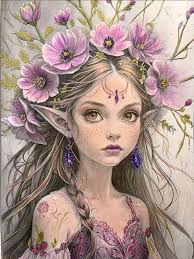 Pixie Dreams DreamWorldColoring by Yvonne Meerstra used Kalour pencils