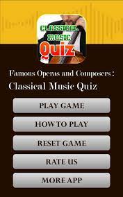 Ask questions and get answers from people sharing their experience with treatment. Famous Operas And Composers Classical Music Quiz For Android Apk Download