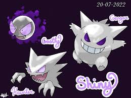 Korimi Lockser — What I think shiny Gastly, Haunter and Gengar...