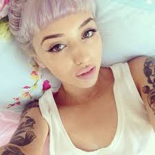 medusa piercing she s beautiful lavender hair hair makeup beauty