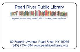 Maybe you would like to learn more about one of these? Library Cards Pearl River Public Library