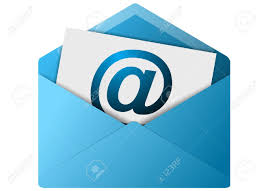 Colored Email Icon For Use As A Contact Button Stock Photo, Picture And Royalty Free Image. Image 3538728.