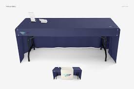 Imprinted Tablecloth Mockup Set Layout Design Table Cloth Creative Market