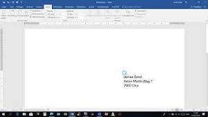 Ungewöhnlich herz vorlage din a4 zum ausdrucken neu ein. 17072018 Word 2016 Adresse In Einem Briefumschlag Mit Einem Fenster Youtube